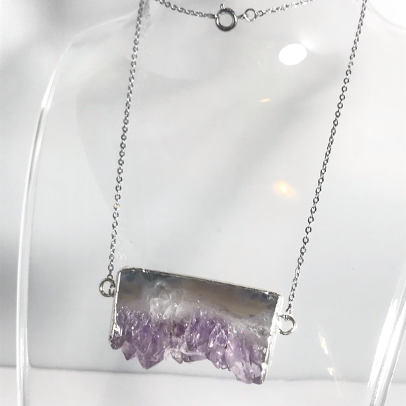 AMETHYST NECKLACE CHAKRA BALANCING - Picture 4 of 5